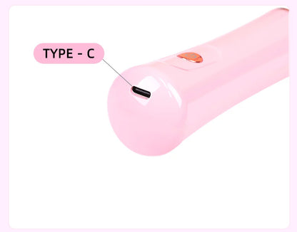 Portable Eyelash Glue Shaker Usb Charge Electric Wake-Up Device for Nail Polish Tattoo Ink Pigment Liquid Shaking Lash Glue Tool