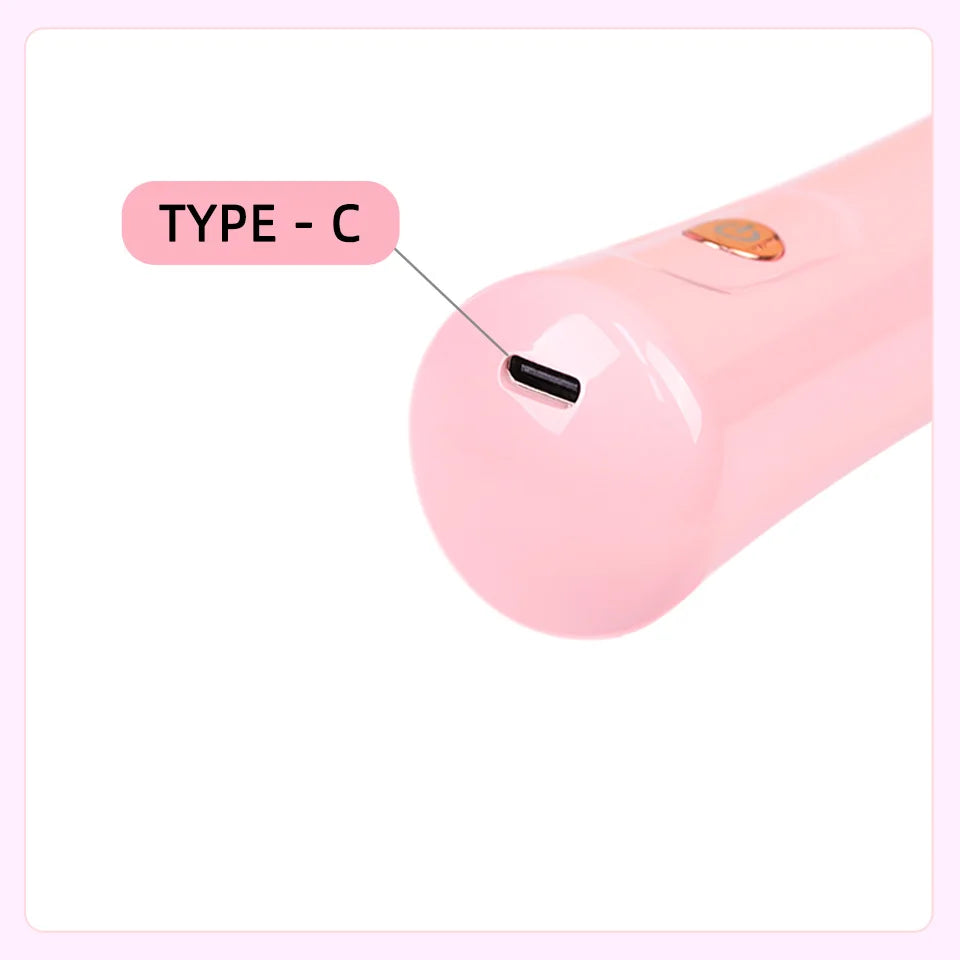 Portable Eyelash Glue Shaker Usb Charge Electric Wake-Up Device for Nail Polish Tattoo Ink Pigment Liquid Shaking Lash Glue Tool